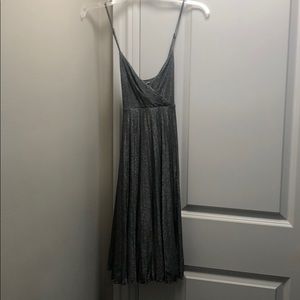 Semi-Formal Silver Dress